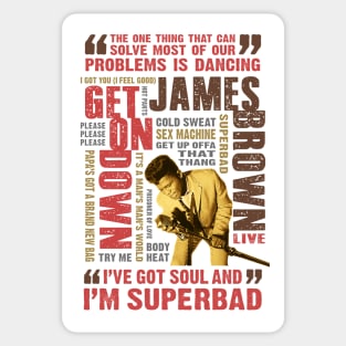 James Brown - The Godfather of Soul Sticker